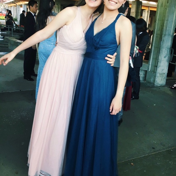 Anthropologie Dresses Anthropologie Sapphire Blue Convertible Prom
